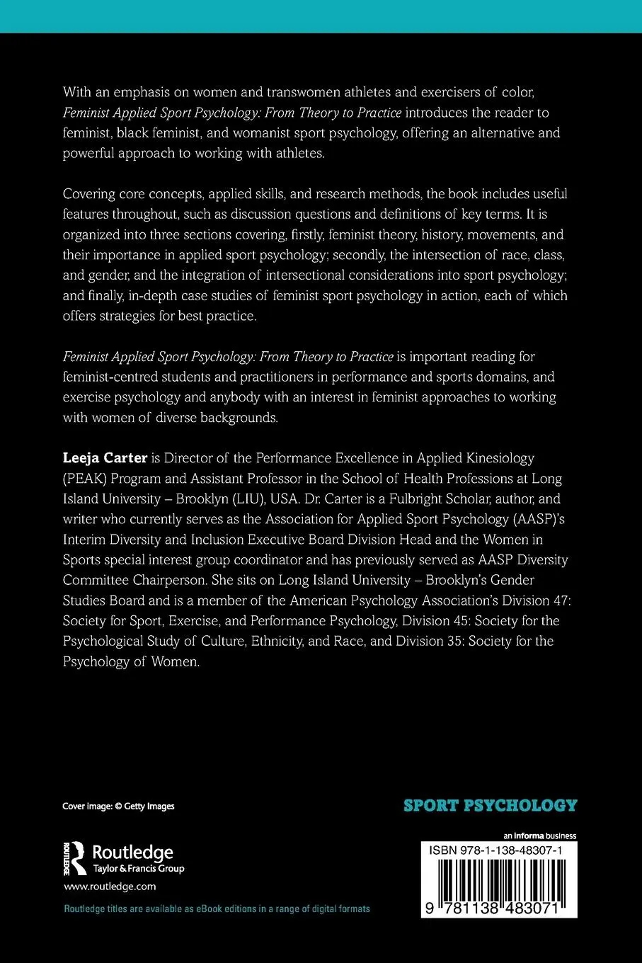 Rückseite: 9781138483071 | Feminist Applied Sport Psychology | From Theory to Practice | Carter