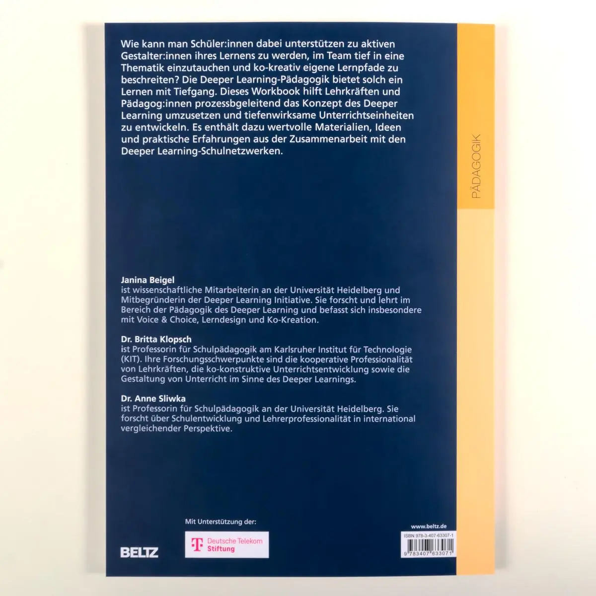 Rückseite: 9783407633071 | Deeper Learning gestalten | Janina Beigel (u. a.) | Bundle | Deutsch