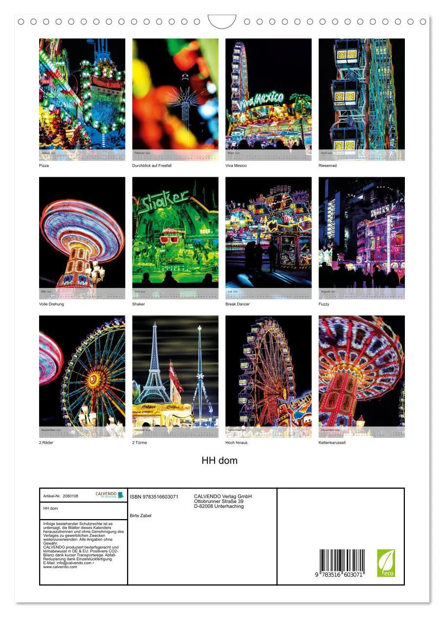 Bild: 9783516603071 | HH dom (Wandkalender 2026 DIN A3 hoch), CALVENDO Monatskalender | 2026