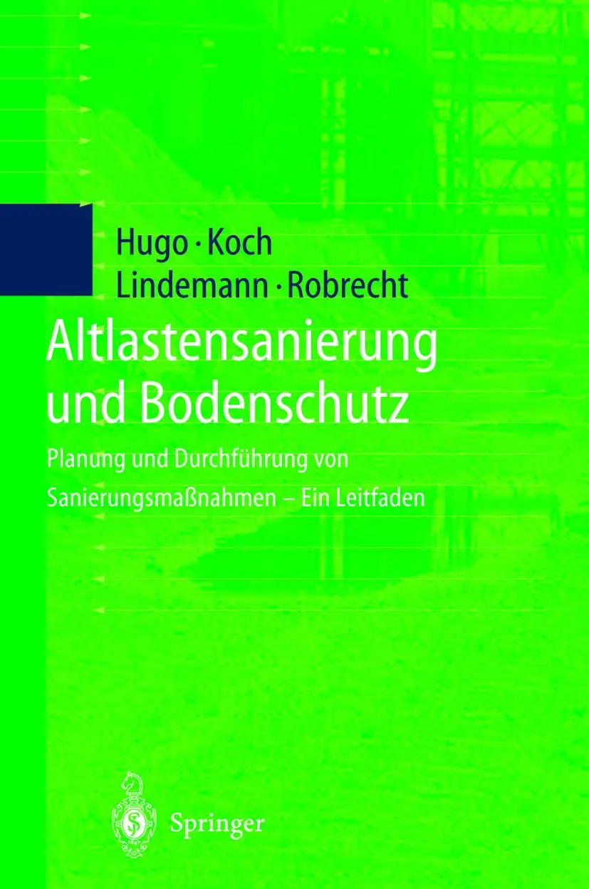 Cover: 9783642643071 | Altlastensanierung und Bodenschutz | A. Hugo (u. a.) | Taschenbuch | x