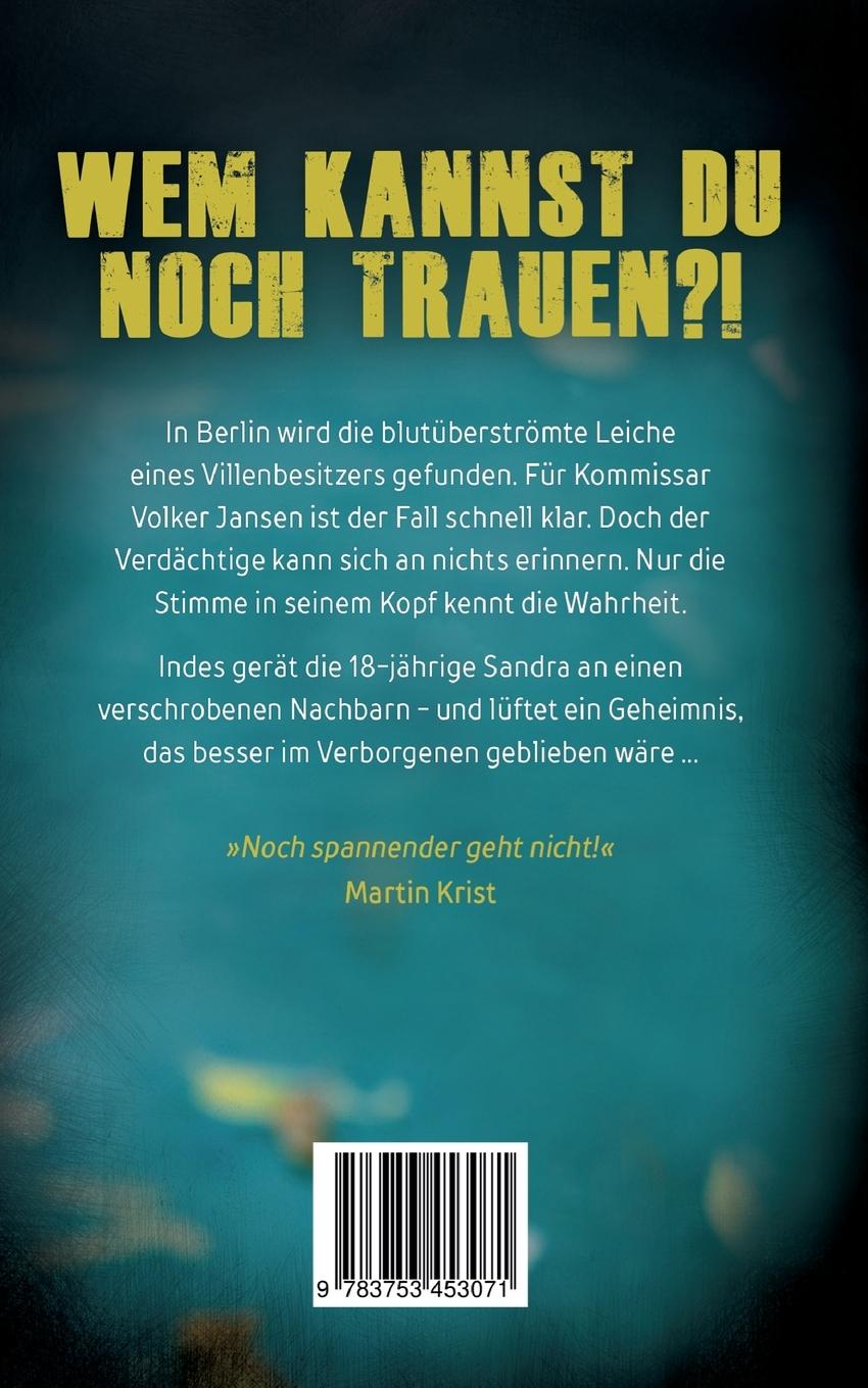 Rückseite: 9783753453071 | Lauernde Stimmen | Psychothriller | Emely Dark | Taschenbuch | 332 S.