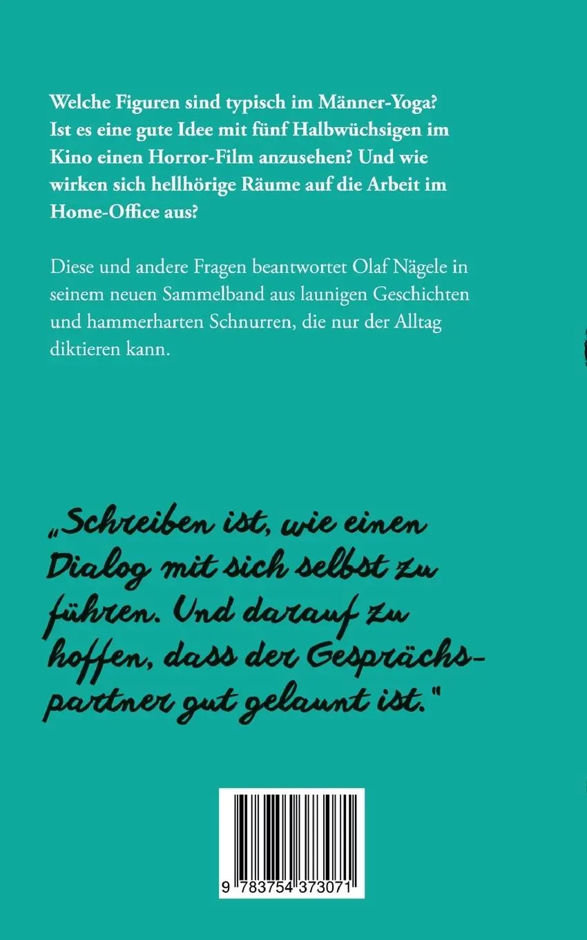 Rückseite: 9783754373071 | Hammerhart | Schnurren, Schoten, Anekdoten | Olaf Nägele | Taschenbuch