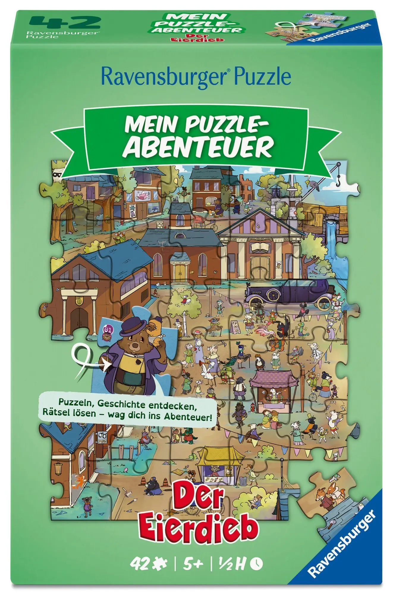Cover: 4005555043171 | Kinderpuzzle 42 Teile - Mein Puzzle-Abenteuer: Der Eierdieb | Spiel