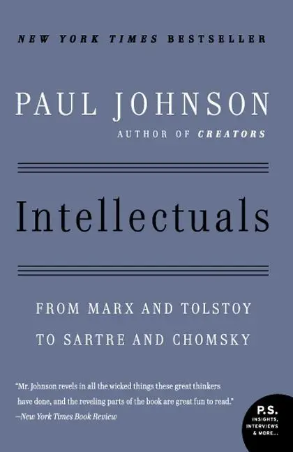 Cover: 9780061253171 | Intellectuals | From Marx and Tolstoy to Sartre and Chomsky | Johnson