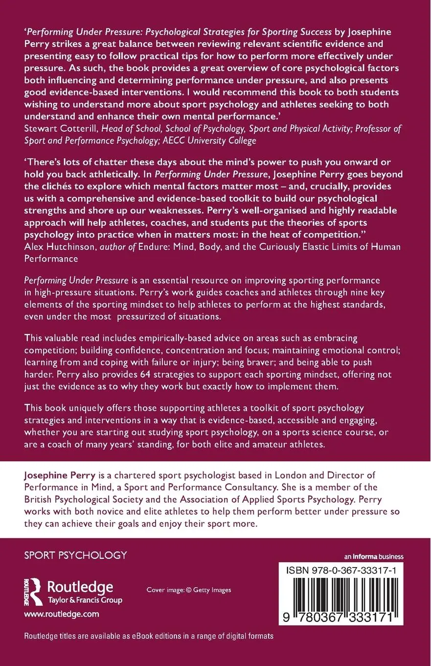 Rückseite: 9780367333171 | Performing Under Pressure | Josephine Perry | Taschenbuch | Englisch