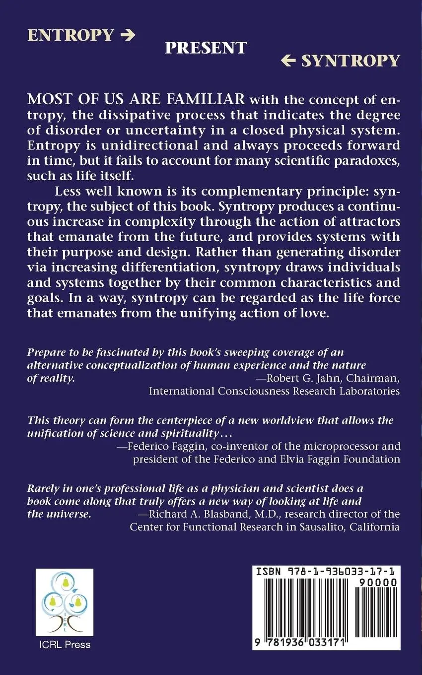 Rückseite: 9781936033171 | SYNTROPY | The Spirit of Love | Ulisse Di Corpo (u. a.) | Taschenbuch