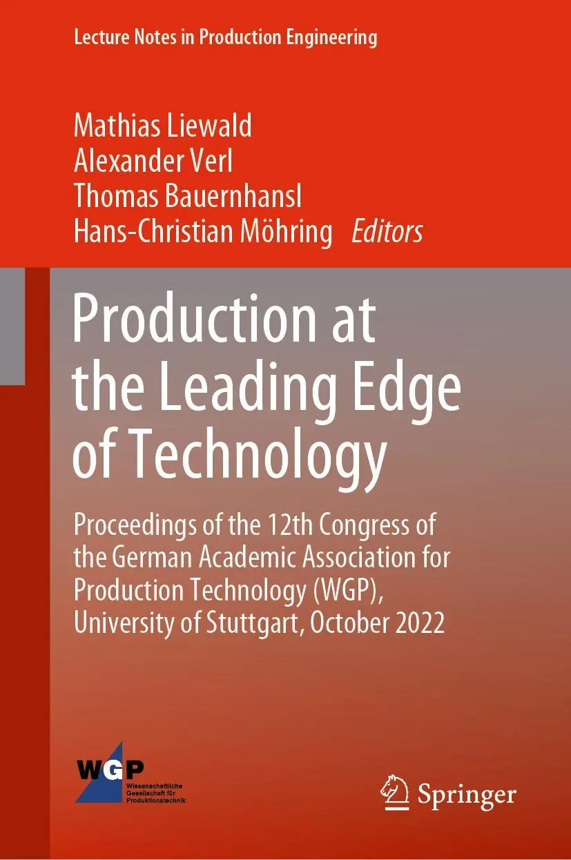 Cover: 9783031183171 | Production at the Leading Edge of Technology | Mathias Liewald (u. a.)
