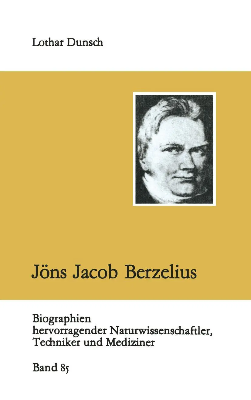 Cover: 9783322003171 | Jöns Jacob Berzelius | Lothar Dunsch | Taschenbuch | 136 S. | Deutsch