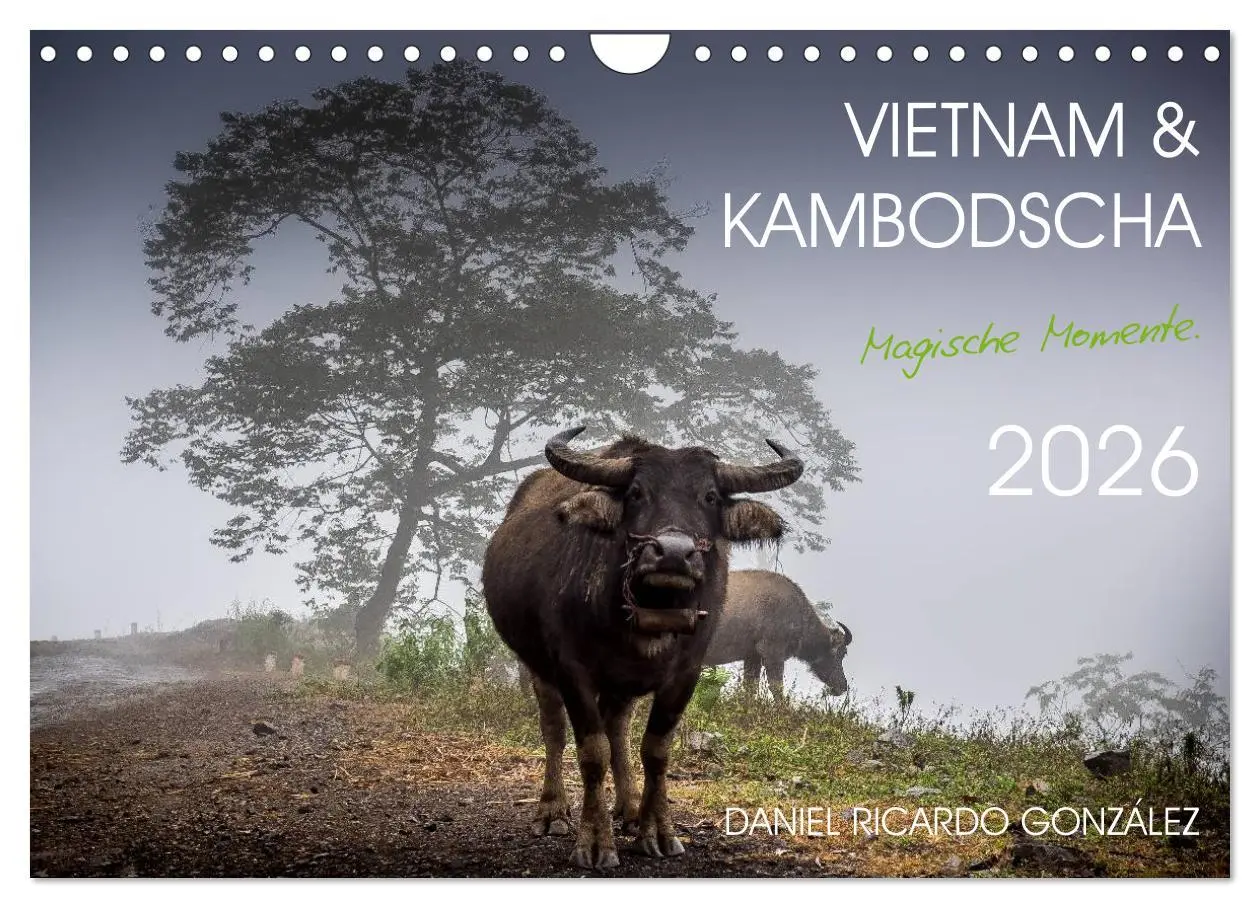 Cover: 9783457983171 | Vietnam und Kambodscha - Magische Momente. (Wandkalender 2026 DIN...