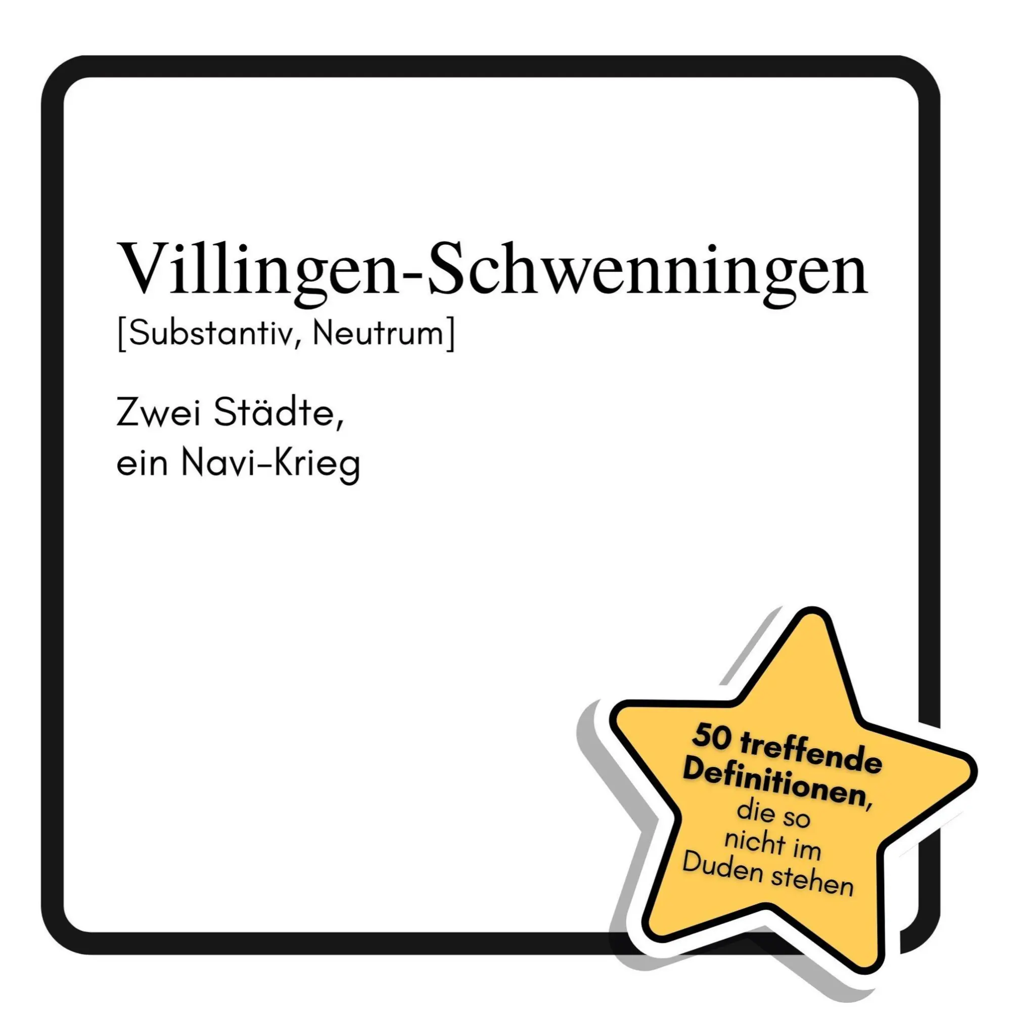 Cover: 9783695343171 | Villingen-Schwenningen | Zwei Städte, ein Navi-Krieg | Amelia Schmitt
