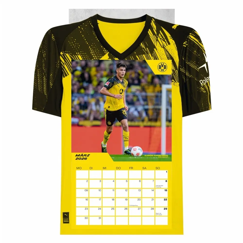 Bild: 9783756413171 | BVB Trikotkalender 2026 | Heye | Kalender | Bundesliga Kalender Heye