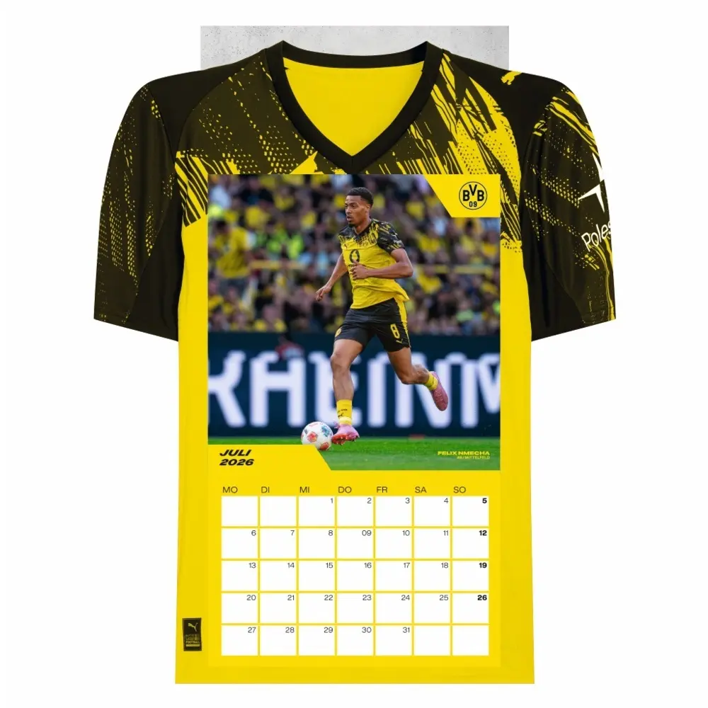 Bild: 9783756413171 | BVB Trikotkalender 2026 | Heye | Kalender | Bundesliga Kalender Heye