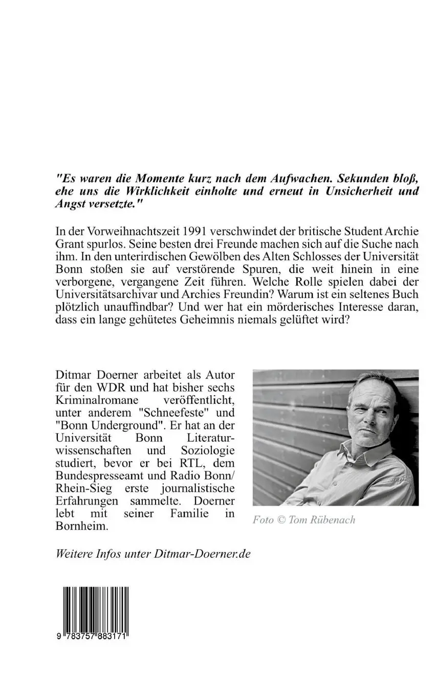 Rückseite: 9783757883171 | Der größte Verrat | Ditmar Doerner | Taschenbuch | Paperback | 474 S.