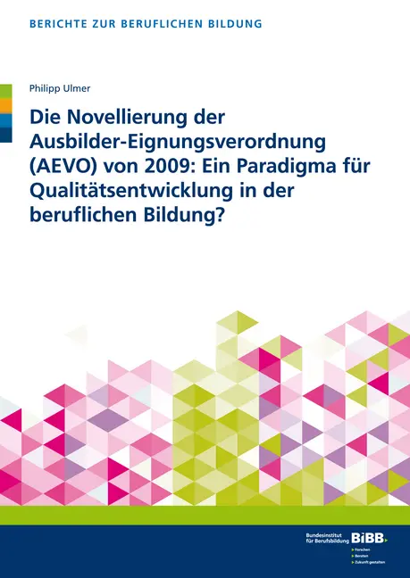 Cover: 9783847423171 | Die Novellierung der Ausbilder-Eignungsverordnung (AEVO) von 2009:...