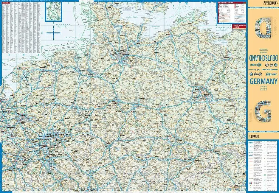 Bild: 9783866093171 | Deutschland / Germany 1 : 800 000 | Deutschland Nord / Deutschland Süd