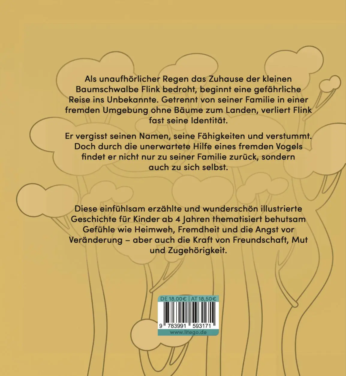 Rückseite: 9783991593171 | Flink - Das Baumschwalbenkind | Kathrin Angelika Bolz | Buch | 20 S.