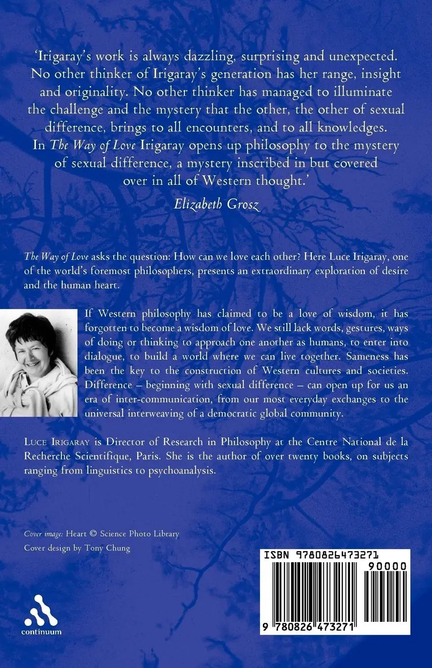 Rückseite: 9780826473271 | The Way of Love | Luce Irigaray | Taschenbuch | Englisch | 2004