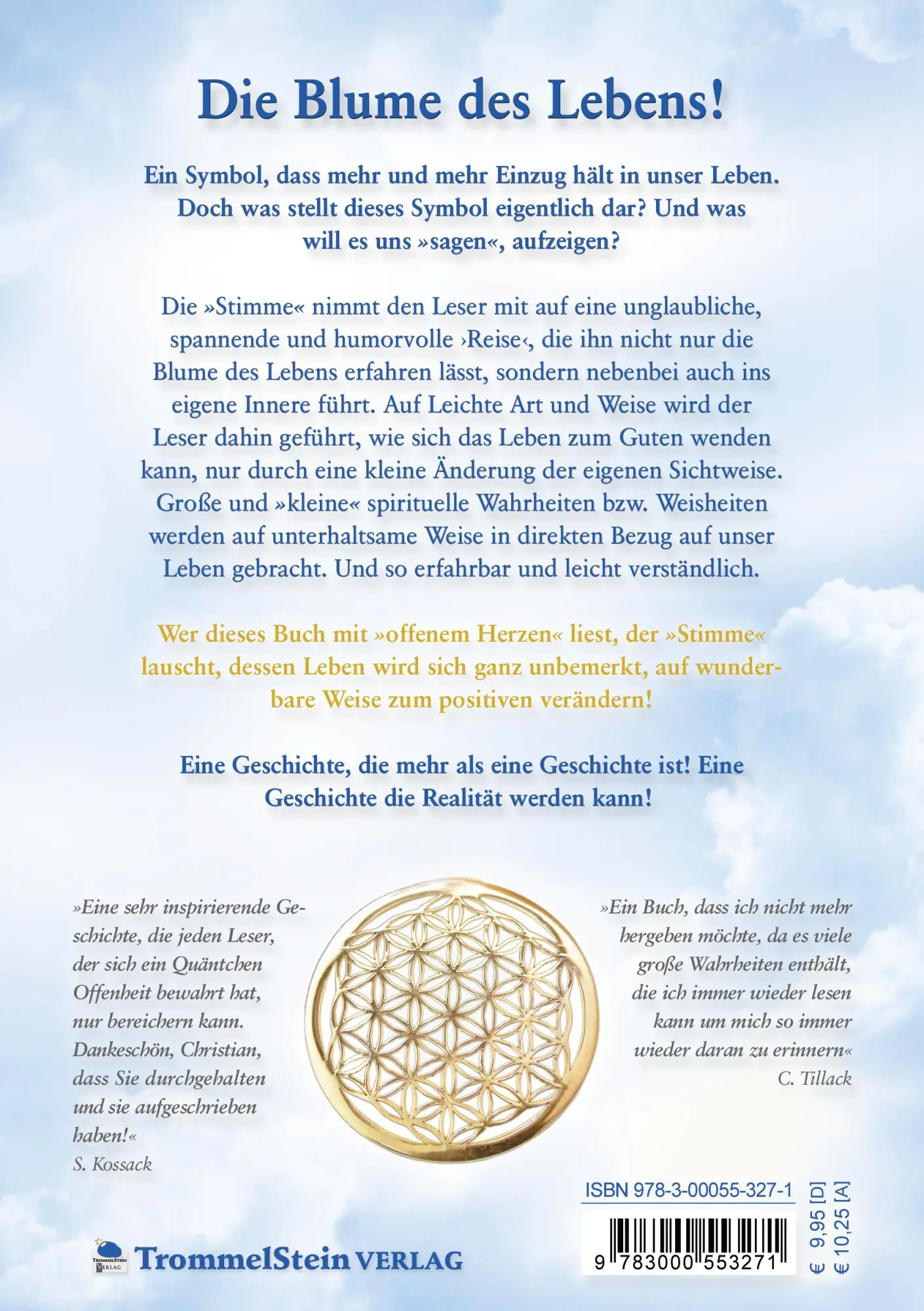 Rückseite: 9783000553271 | Die Stimme und die Blume des Lebens | Christian Rogg | Taschenbuch