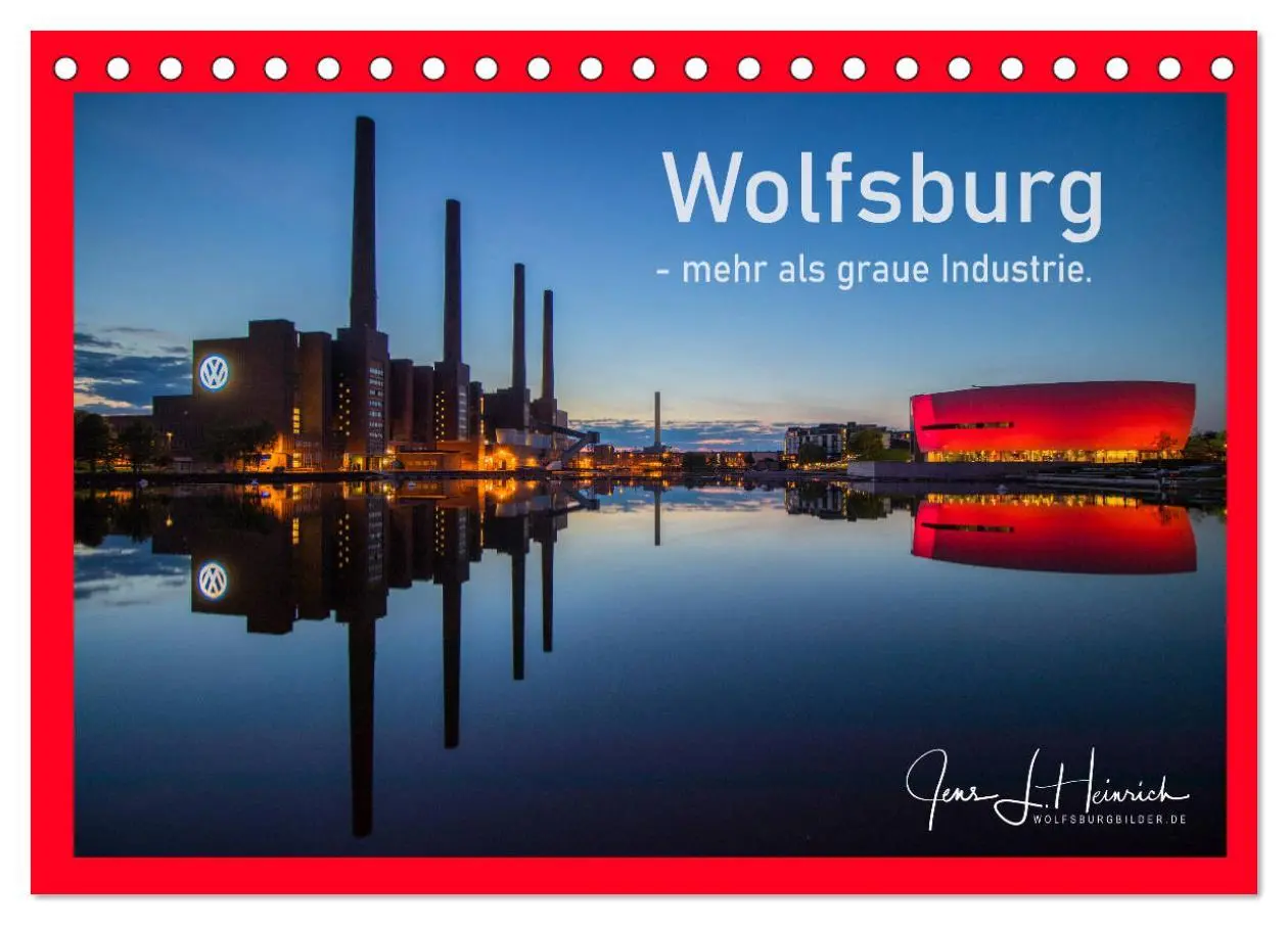 Cover: 9783457663271 | Wolfsburg - mehr als graue Industrie. (Tischkalender 2026 DIN A5...