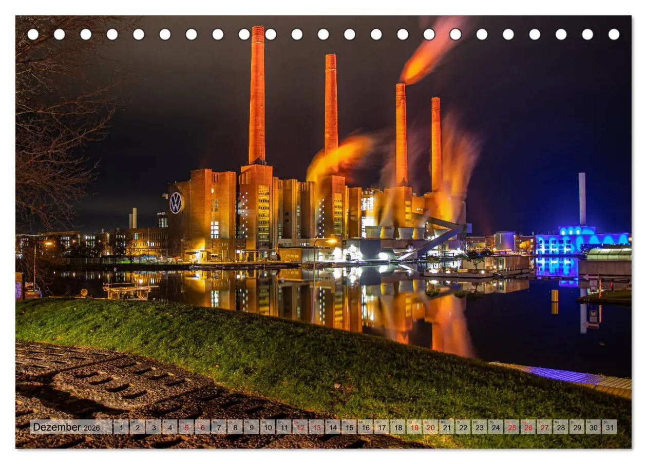 Bild: 9783457663271 | Wolfsburg - mehr als graue Industrie. (Tischkalender 2026 DIN A5...