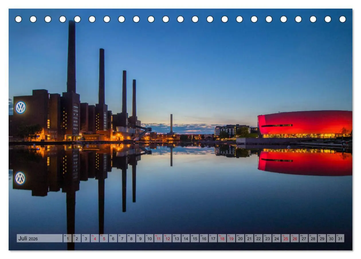 Bild: 9783457663271 | Wolfsburg - mehr als graue Industrie. (Tischkalender 2026 DIN A5...