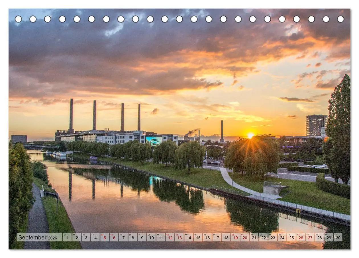 Bild: 9783457663271 | Wolfsburg - mehr als graue Industrie. (Tischkalender 2026 DIN A5...