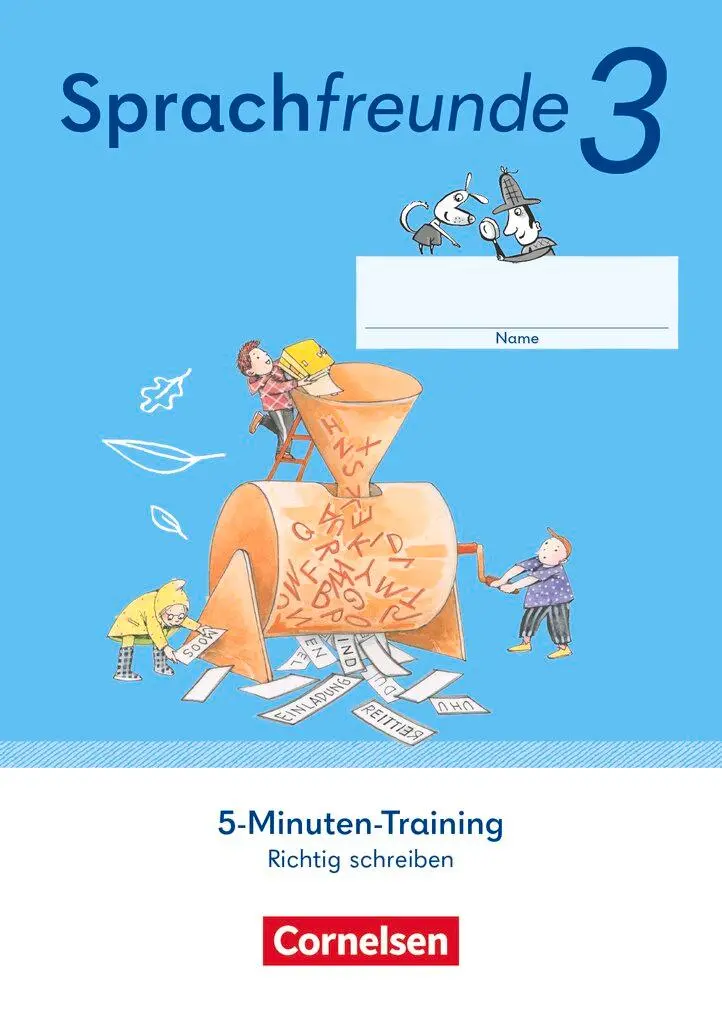 Cover: 9783464803271 | Sprachfreunde 3. Schuljahr. Arbeitsheft Richtig Schreiben -...
