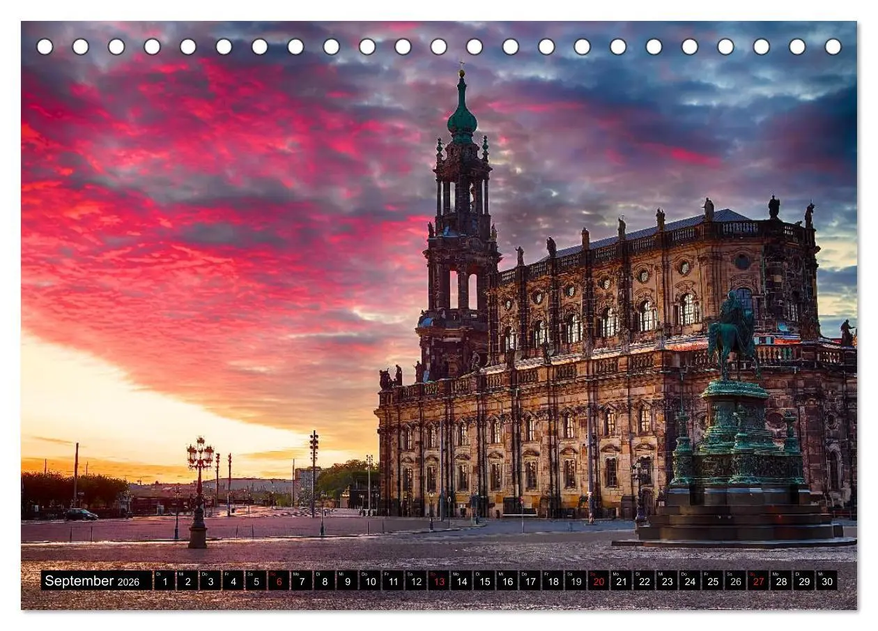 Bild: 9783516133271 | WUNDERVOLLES DRESDEN (Tischkalender 2026 DIN A5 quer), CALVENDO...
