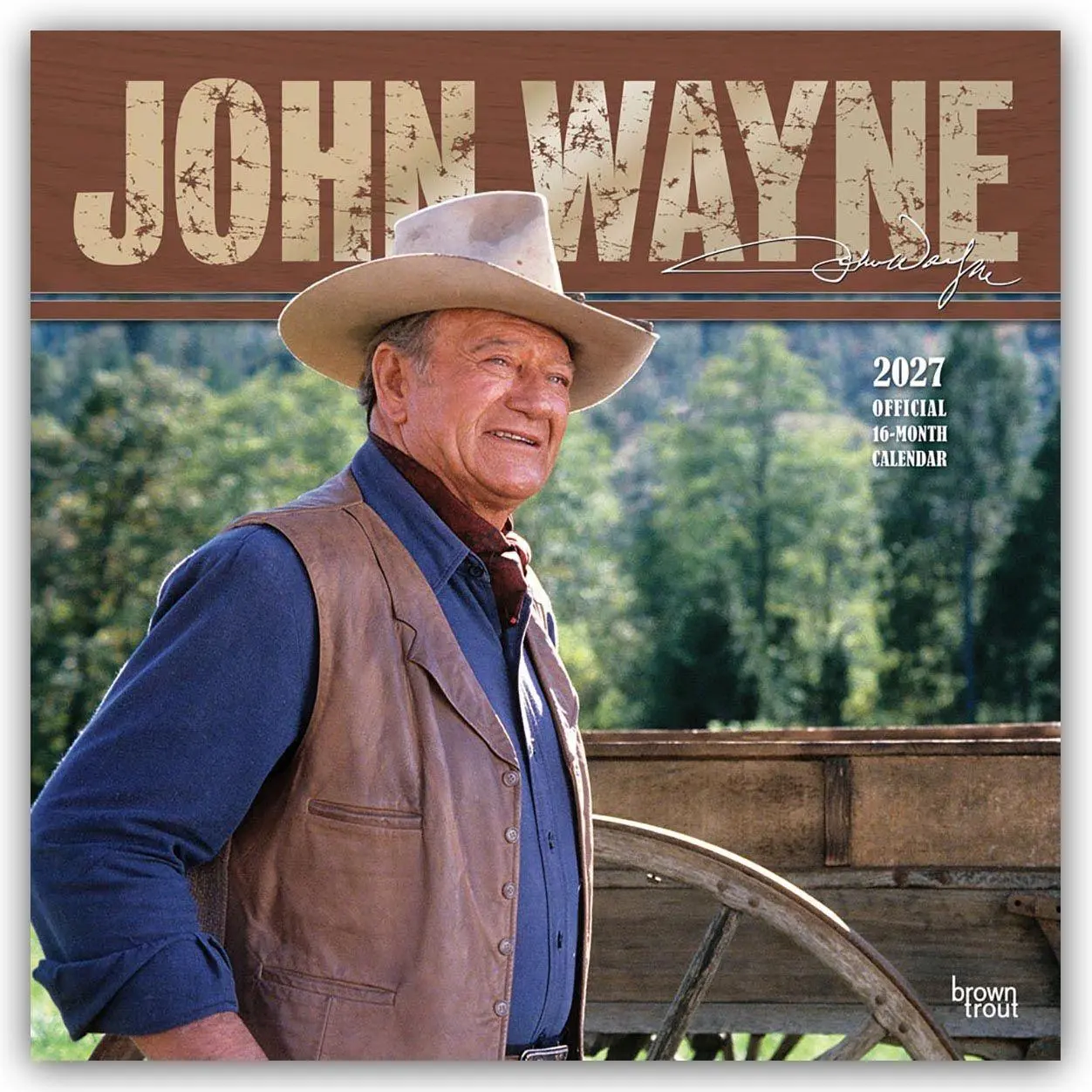 Cover: 9798330713271 | John Wayne 2027 - 16-Monatskalender | Browntrout Publishers | Kalender