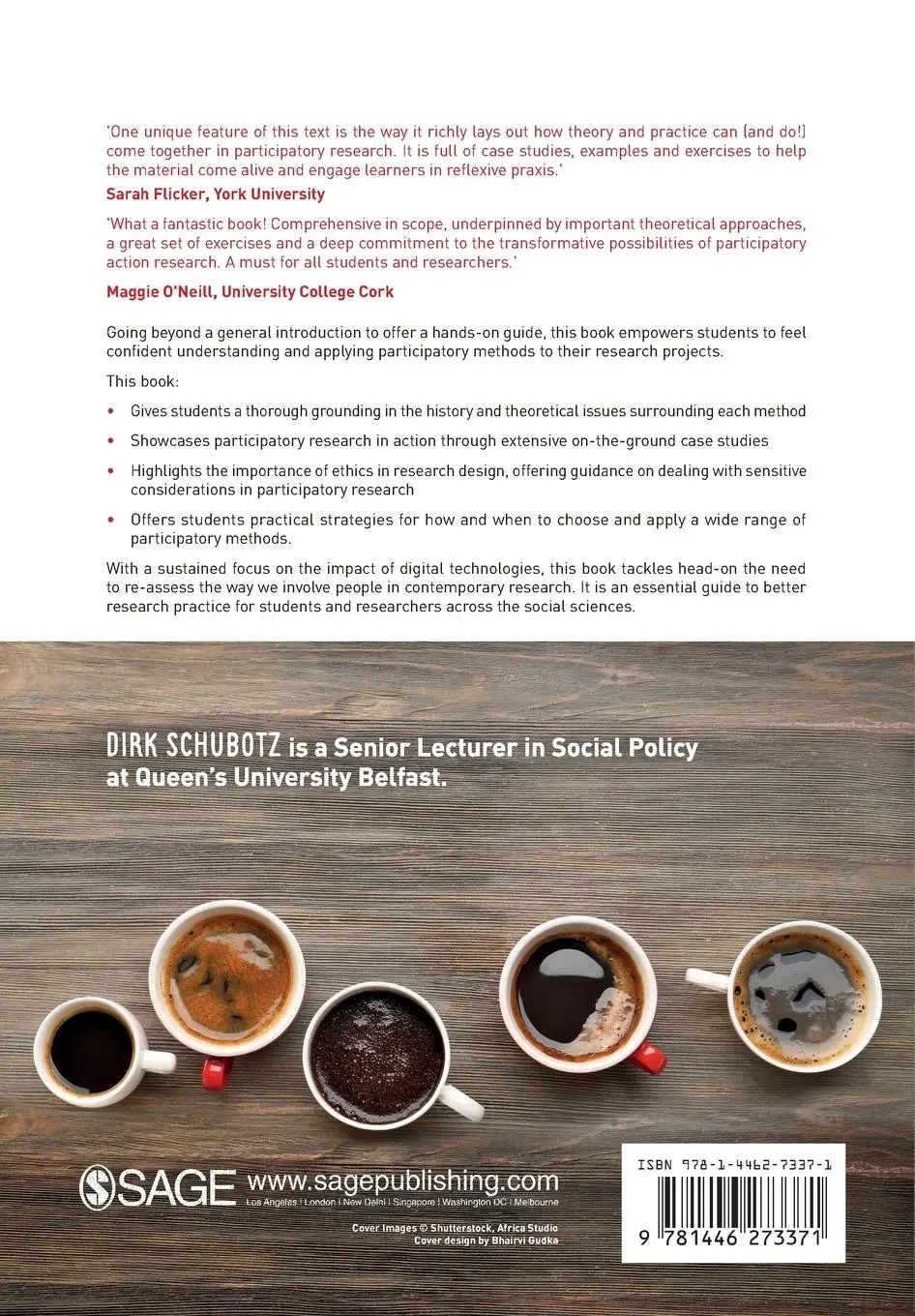 Rückseite: 9781446273371 | Participatory Research | Why and How to Involve People in Research