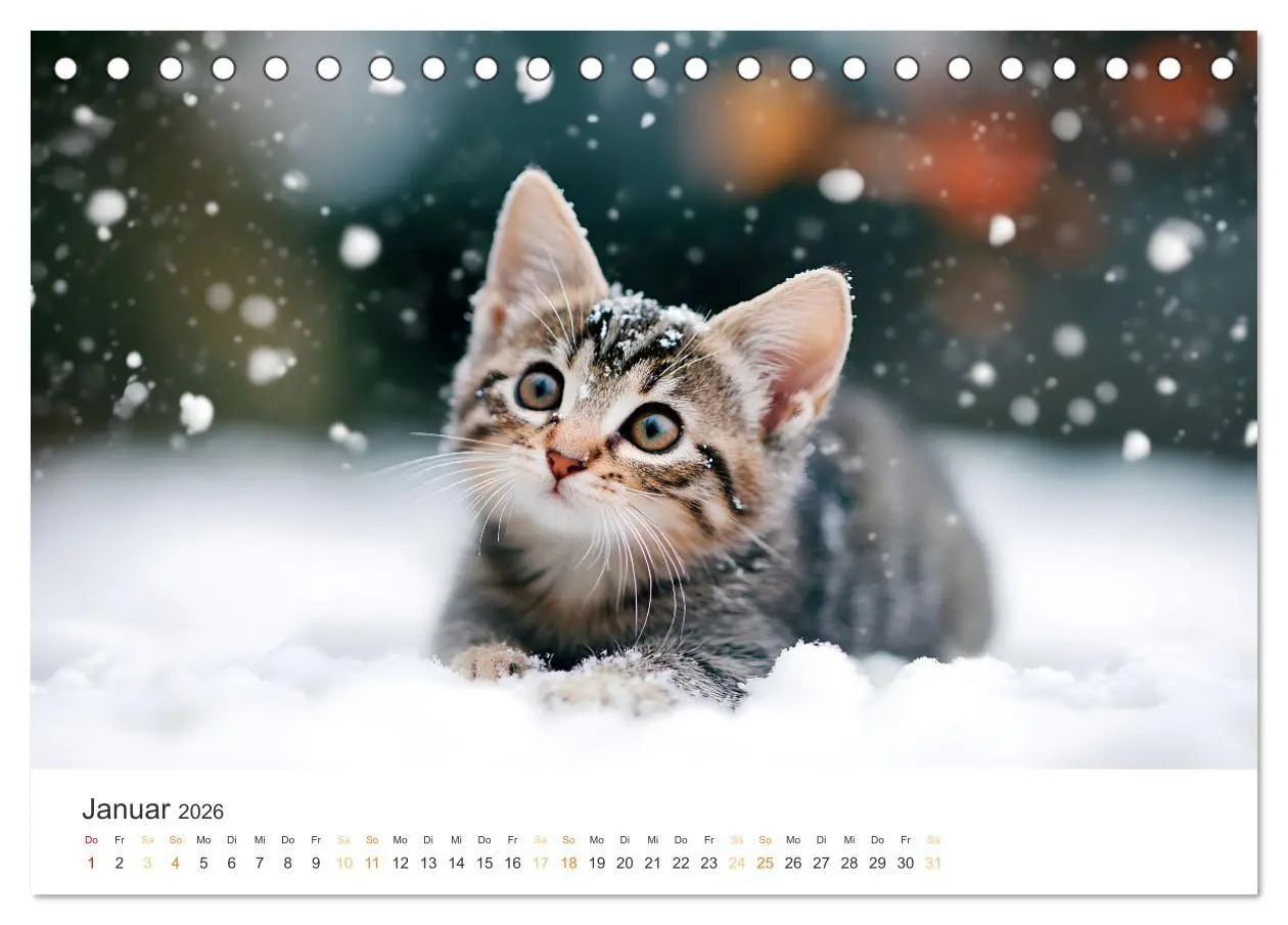 Bild: 9783457343371 | Katzen - sanfte Schönheiten (Tischkalender 2026 DIN A5 quer),...