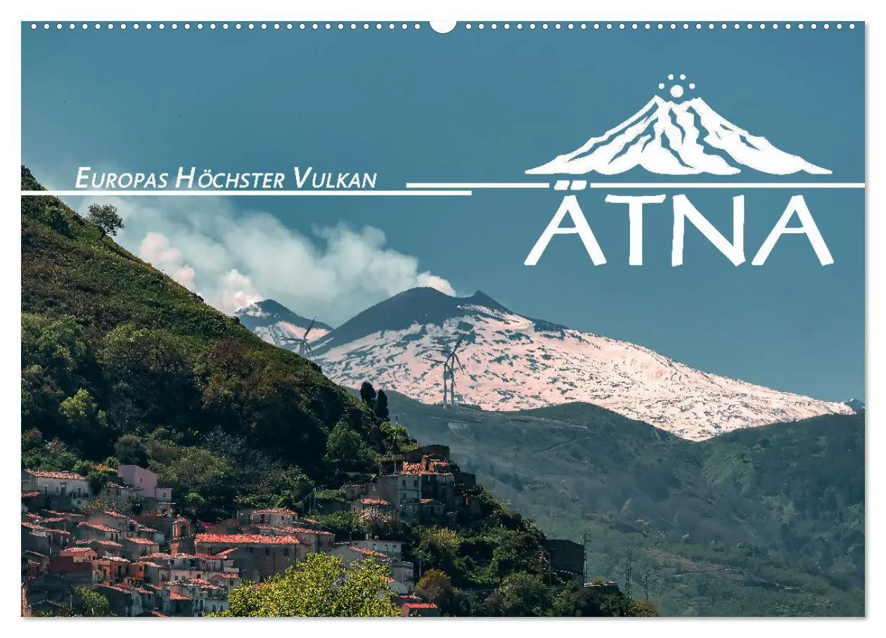 Cover: 9783457413371 | Ätna - Europas höchster Vulkan (Wandkalender 2026 DIN A2 quer),...