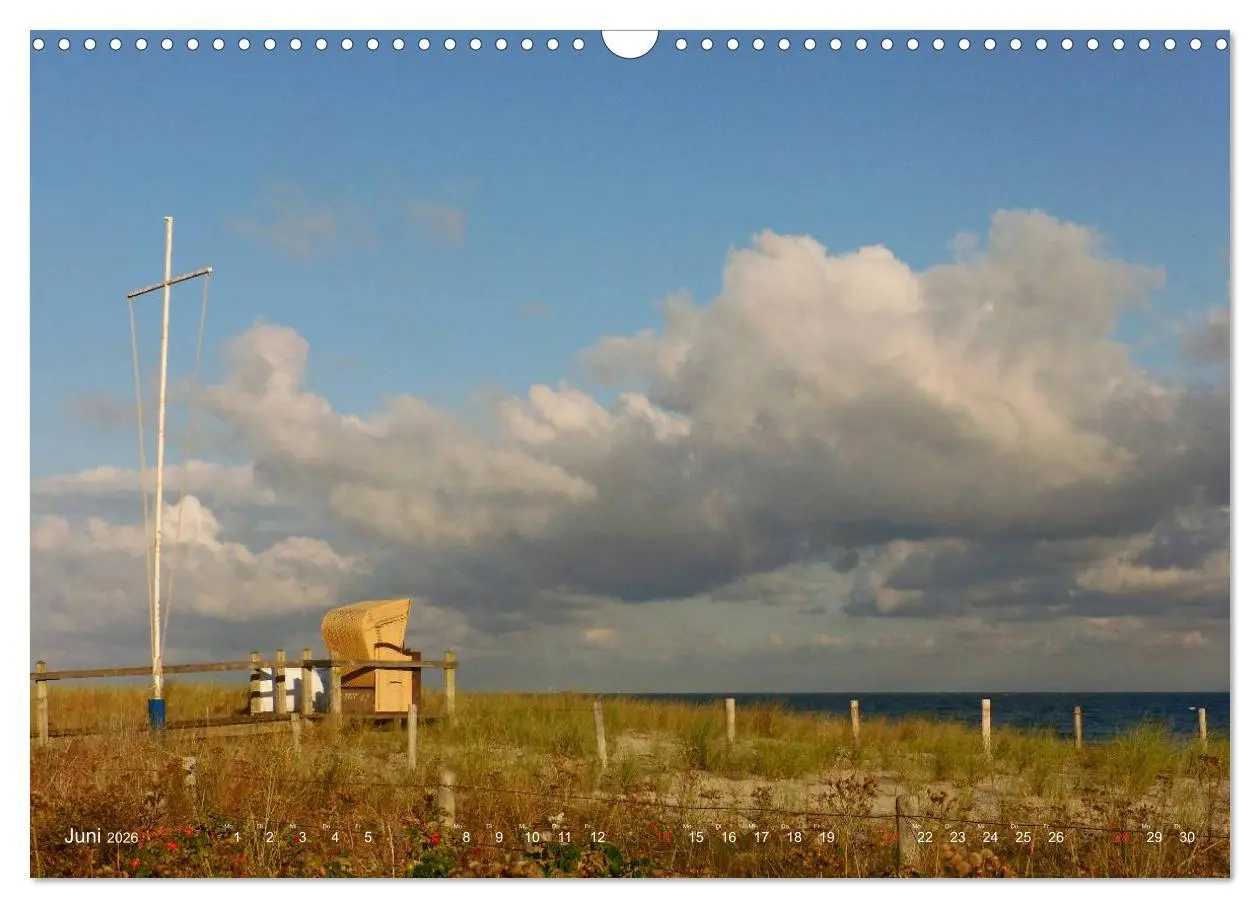 Bild: 9783516123371 | Wo de Ostseewellen trecken an den Strand 2026 (Wandkalender 2026...