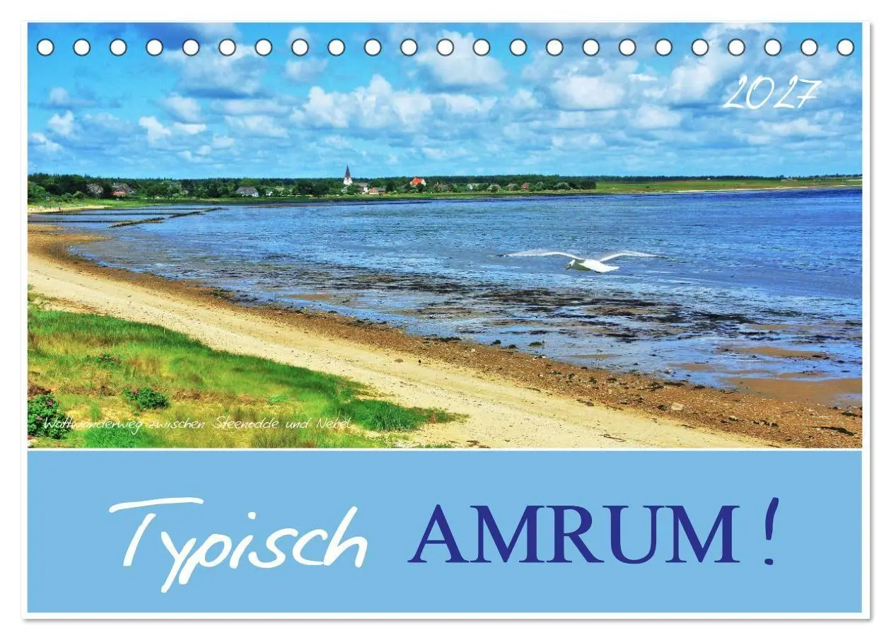 Cover: 9783569833371 | Typisch Amrum! (Tischkalender 2027 DIN A5 quer), CALVENDO...