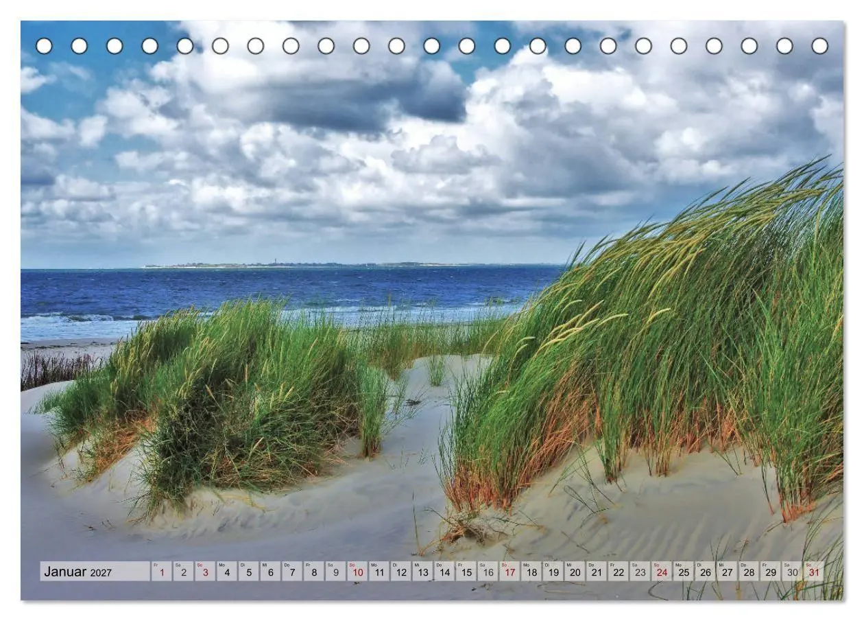 Bild: 9783569833371 | Typisch Amrum! (Tischkalender 2027 DIN A5 quer), CALVENDO...