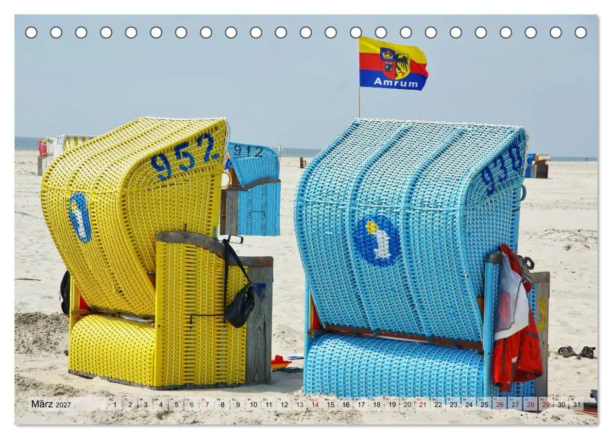 Bild: 9783569833371 | Typisch Amrum! (Tischkalender 2027 DIN A5 quer), CALVENDO...