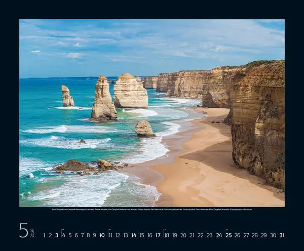 Bild: 9783731883371 | Wunder der Welt 2026 | Verlag Korsch | Kalender | Spiralbindung | 2026