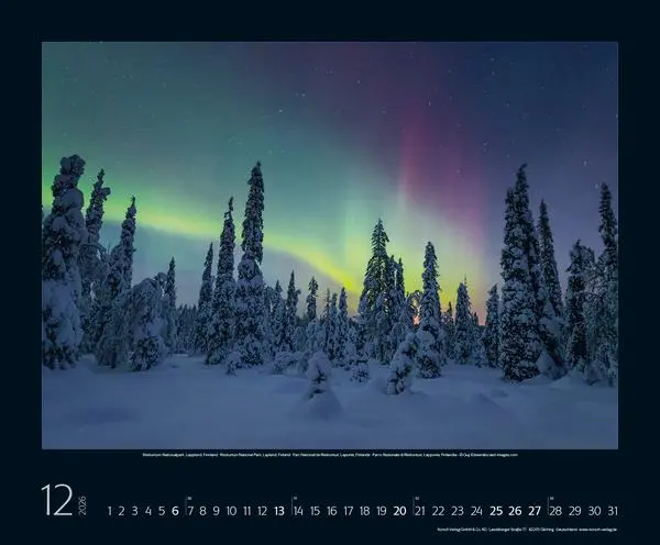 Bild: 9783731883371 | Wunder der Welt 2026 | Verlag Korsch | Kalender | Spiralbindung | 2026