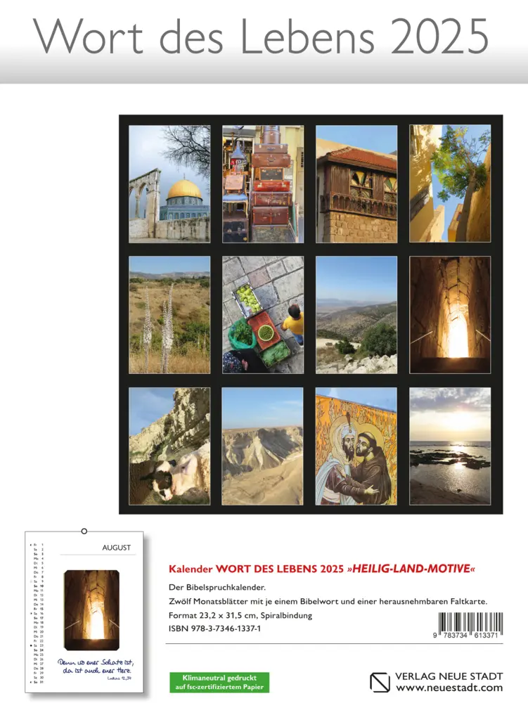 Bild: 9783734613371 | Wort des Lebens 2025 - Der Bibelspruchkalender | Kalender | Deutsch
