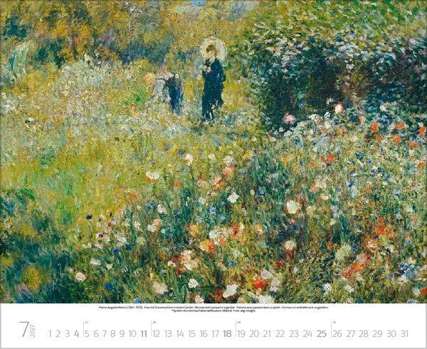 Bild: 9783819303371 | Gärten in der Kunst 2027 | Verlag Korsch | Kalender | 14 S. | Deutsch