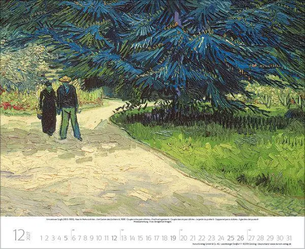 Bild: 9783819303371 | Gärten in der Kunst 2027 | Verlag Korsch | Kalender | 14 S. | Deutsch