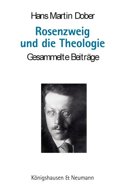 Cover: 9783826093371 | Rosenzweig und die Theologie | Gesammelte Beiträge | Hans Martin Dober