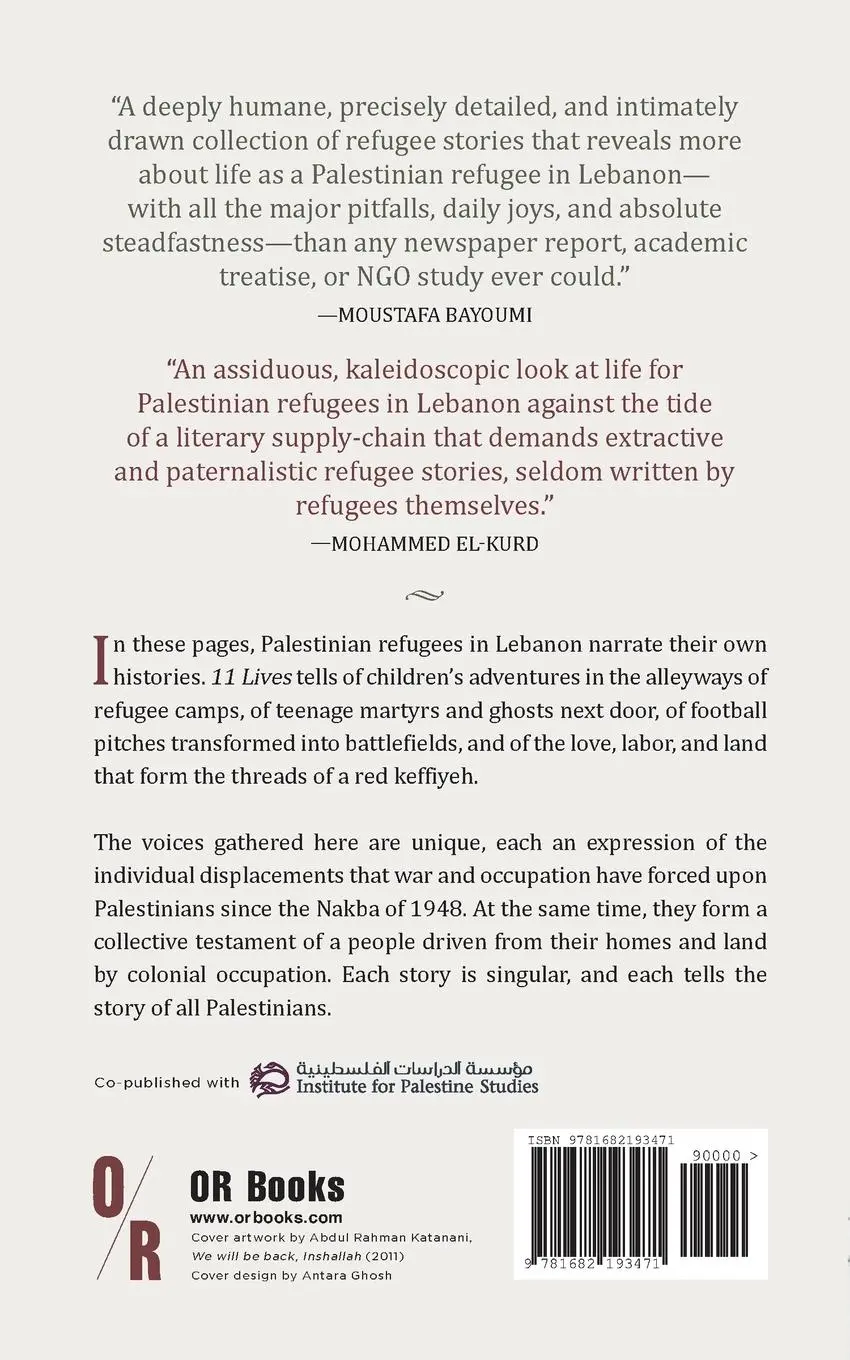Rückseite: 9781682193471 | 11 Lives | Stories from Palestinian Exiles | Muhammad Ali Khalidi
