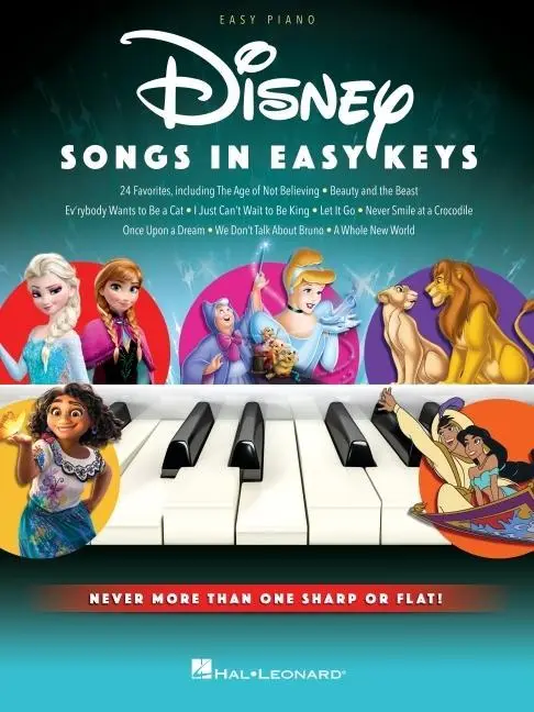 Cover: 9781705193471 | Disney Songs in Easy Keys - Easy Piano Songbook Featuring 24 Favorites