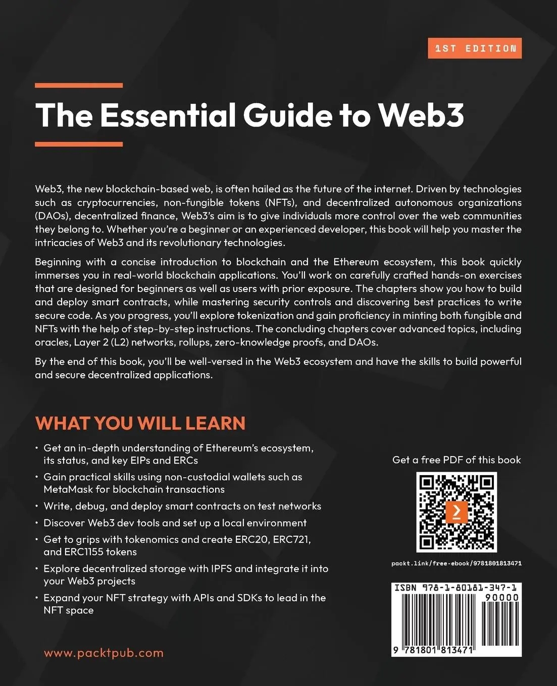 Rückseite: 9781801813471 | The Essential Guide to Web3 | Vijay Krishnan | Taschenbuch | Englisch