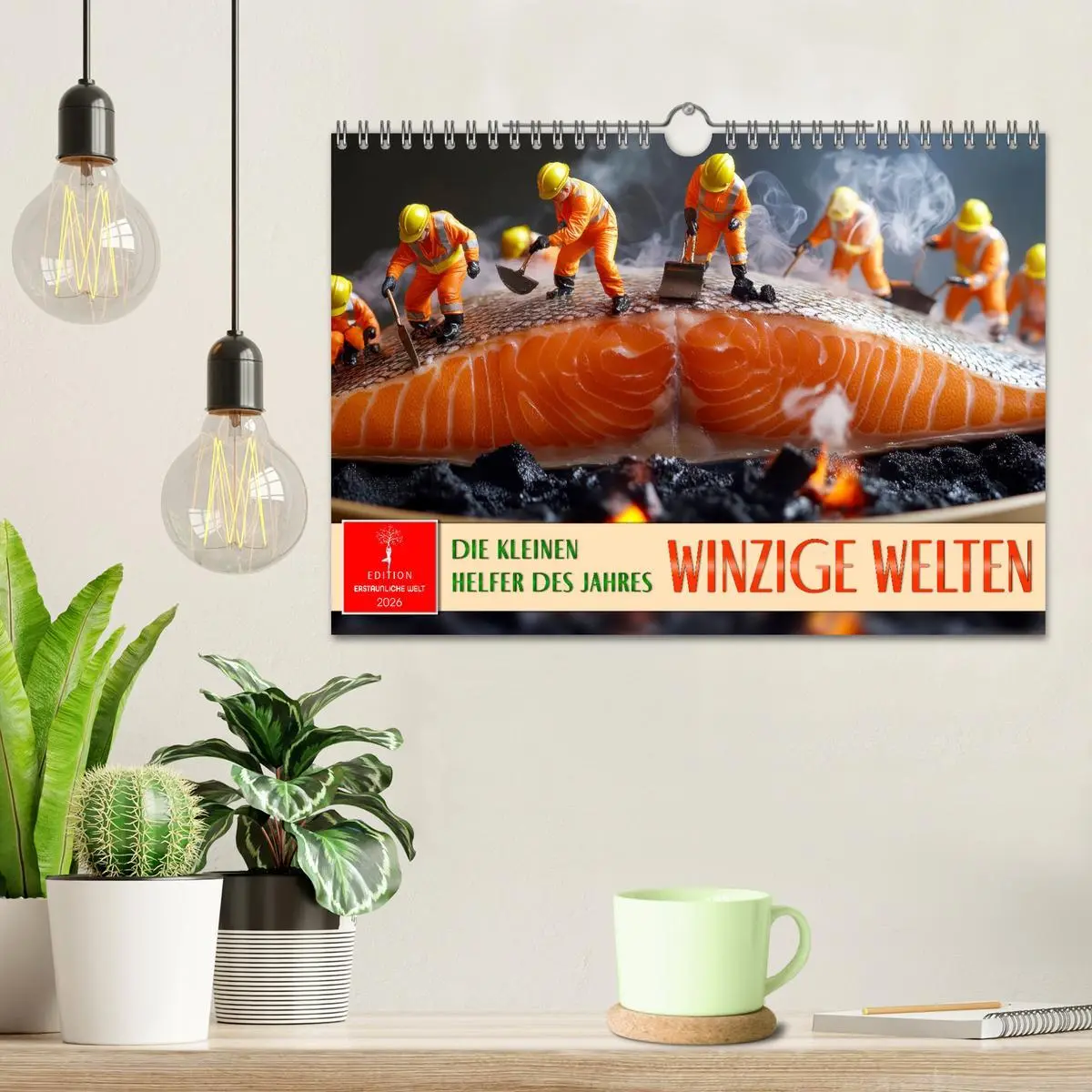 Bild: 9783457263471 | Winzige Welten - die kleinen Helfer des Jahres (Wandkalender 2026...