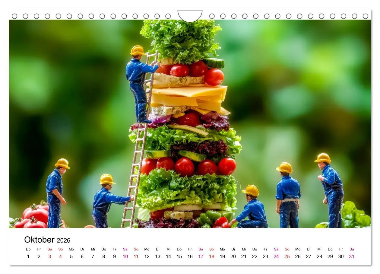 Bild: 9783457263471 | Winzige Welten - die kleinen Helfer des Jahres (Wandkalender 2026...