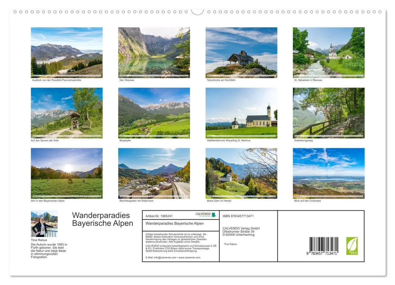 Bild: 9783457713471 | Wanderparadies Bayerische Alpen (hochwertiger Premium Wandkalender...