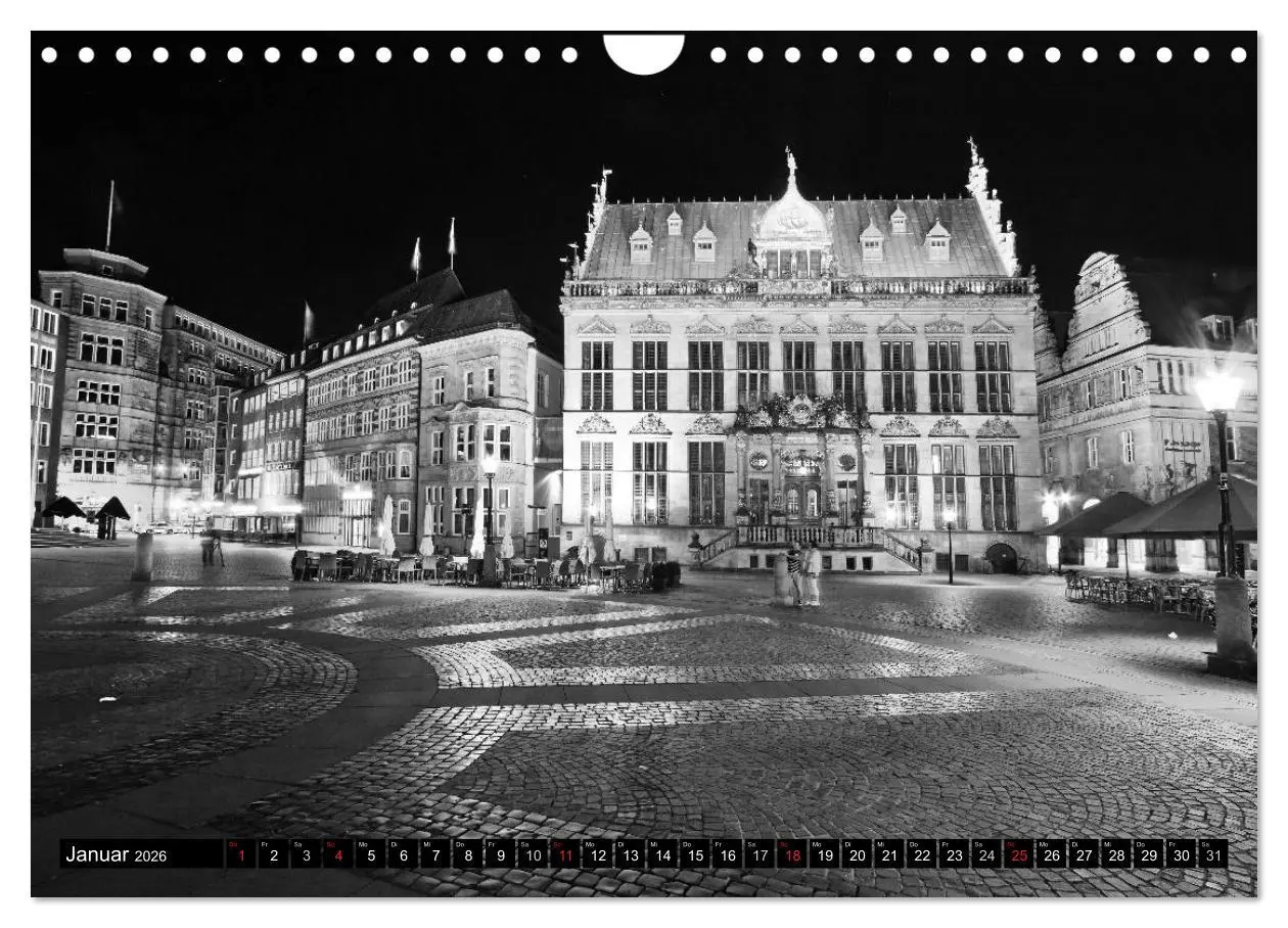 Bild: 9783516043471 | Historisches Bremen (Wandkalender 2026 DIN A4 quer), CALVENDO...