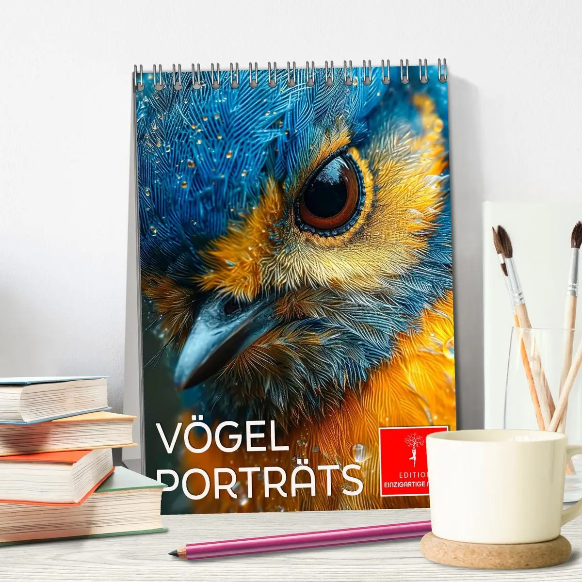 Bild: 9783516283471 | Vögel Porträts (Tischkalender 2026 DIN A5 hoch), CALVENDO...